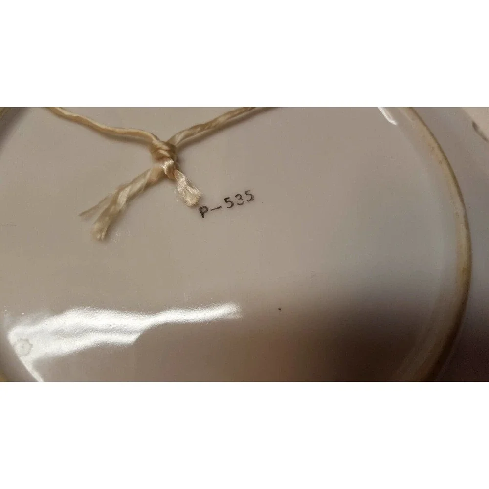 Cute Heart Shape Yellow Flower Hanging Wall Decorative Plate P-535